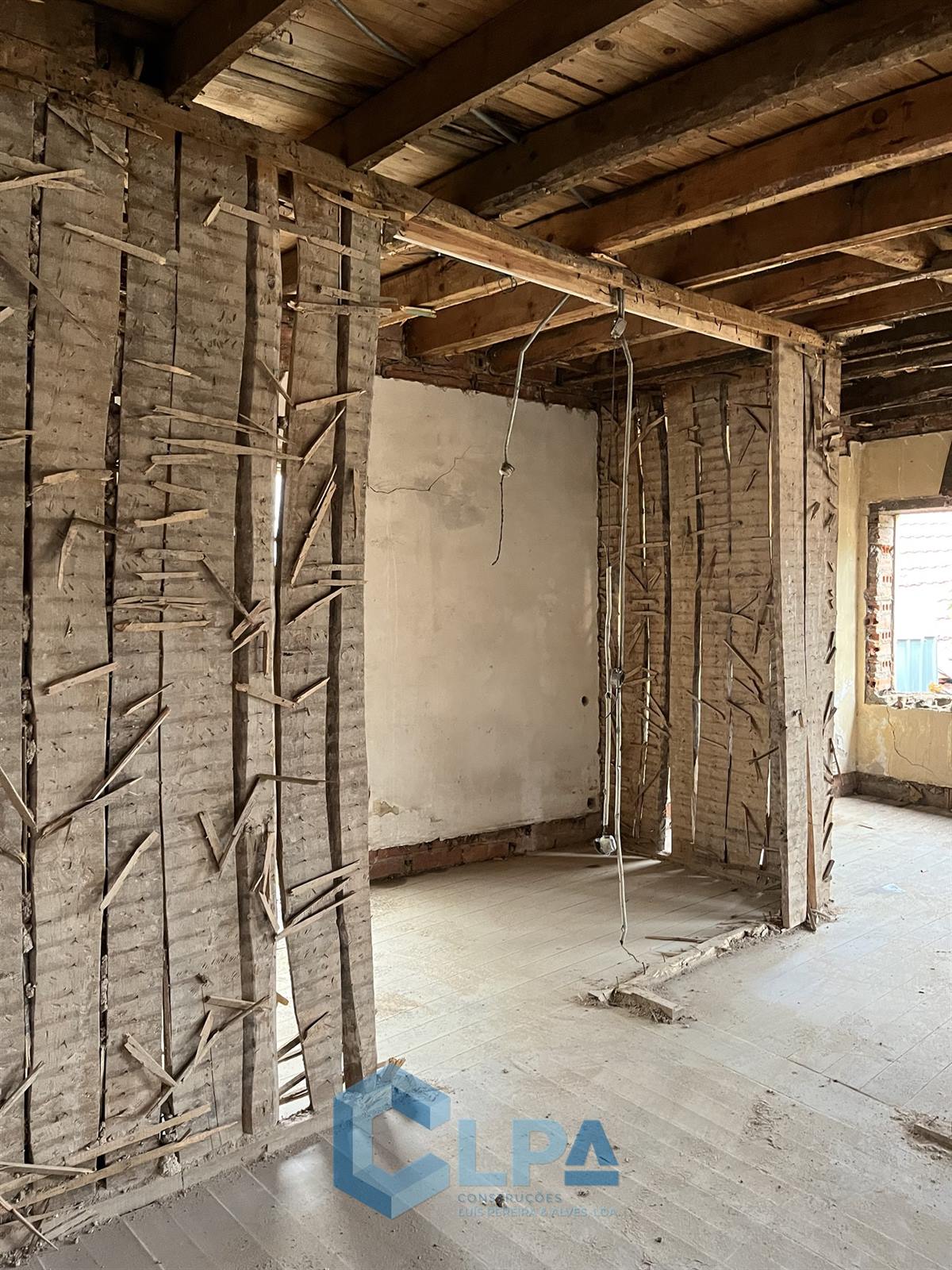 estrutura durante a obra
